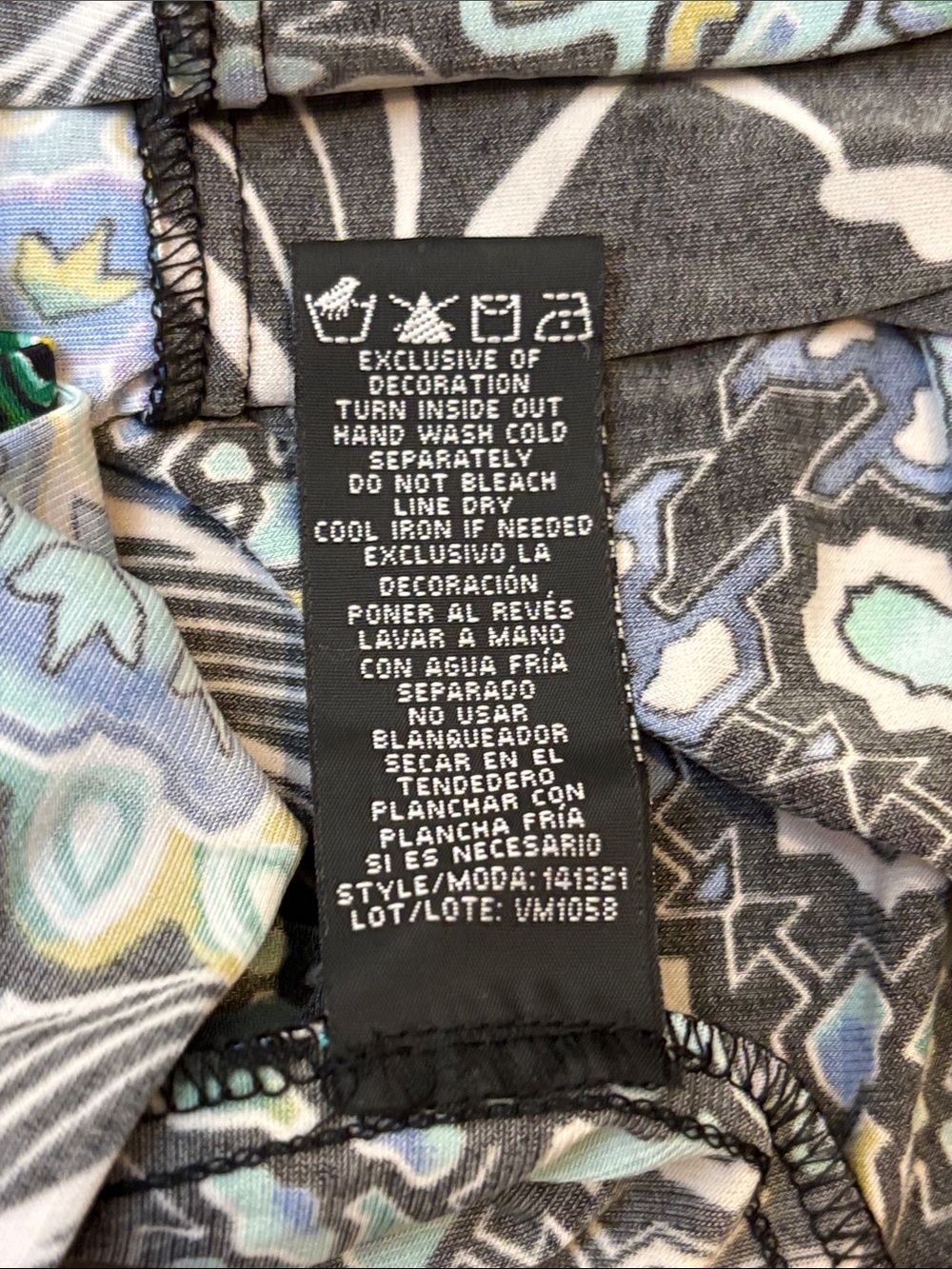 RN Studio By Ronnie Nicole embellished beaded black and teal floral maxi Size 14 - Picture 17 of 17